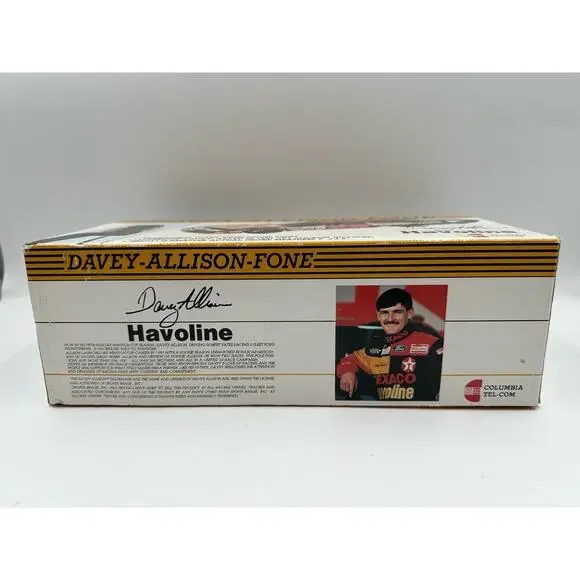 Davey Allison phone Havoline Columbia tel.com Landline Telephone New, Never Used - Picture 8 of 11